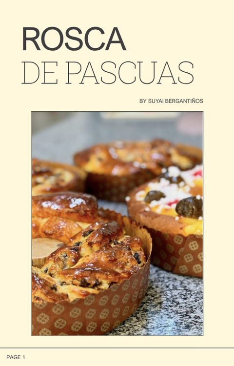 Rosca Común y Rellena, una gran alternativa para generar ingresos en estas Pascuas, o si no llegaste a comprar de las nuestras!!!!