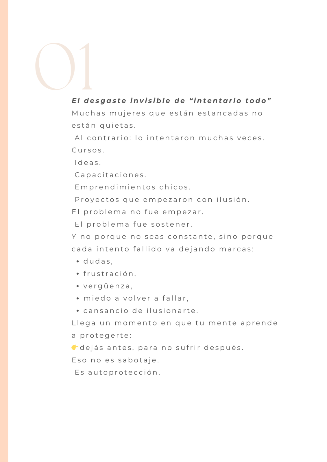 Página interior del eBook Estancada a los +40