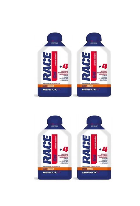 Race Gel MERVICK Naranja x 4 unidades 