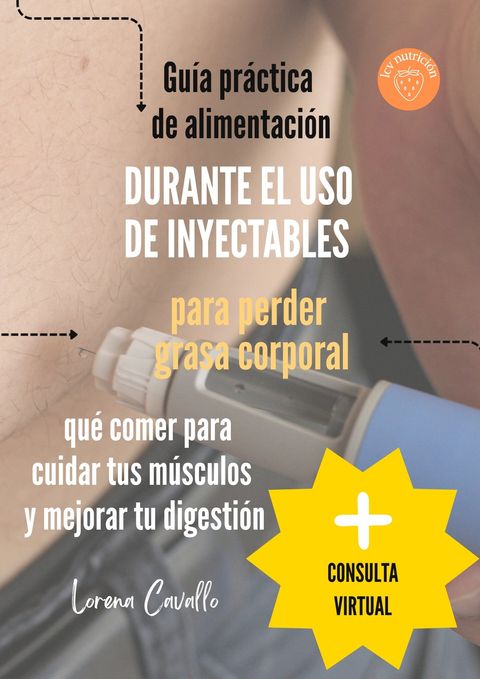 GUIA DE ALIMENTACION DURANTE EL USO DE INYECTABLES PARA PERDER GRASA + CONSULTA ONLINE
