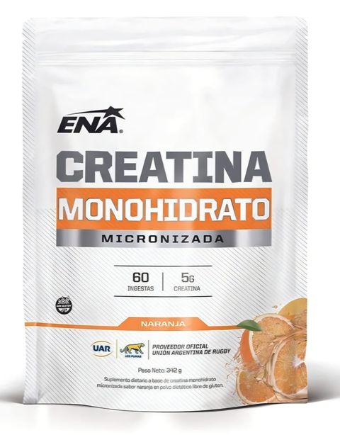 Creatina Monohidrato Micronizada (ENA) - NARANJA
