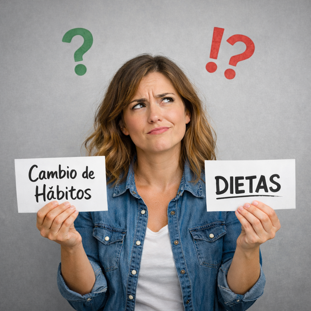Cambio de hábitos vs dietas
