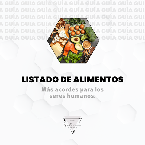 Listado de Alimentos más acordes para el ser humano