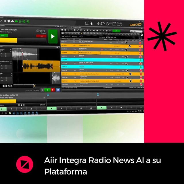 Inteligencia Artificial en la Radio: Aiir Integra Radio News AI a su Plataforma