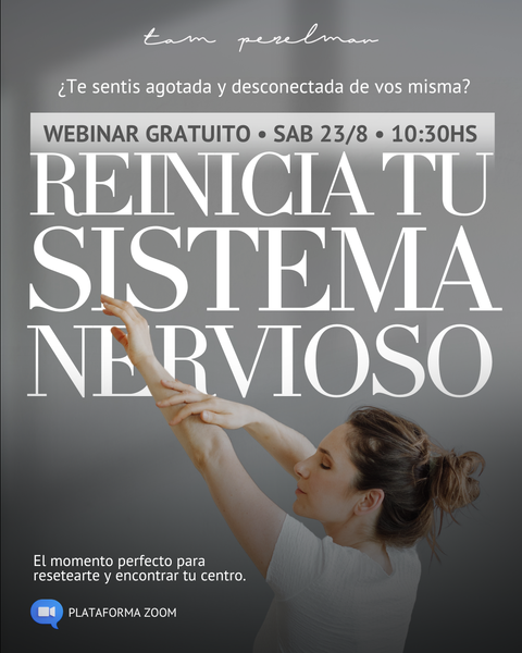Webinar gratuito: Reinicia tu sistema nervioso