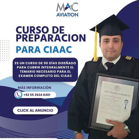 CURSO TEORICO PARA EXAMEN EN CIAAC (Piloto Comercial)