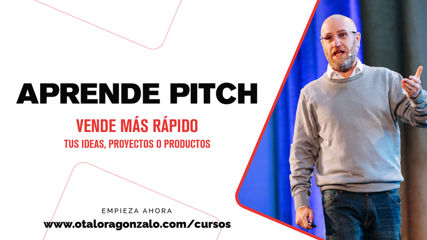 Aprende Pitch y Vende más Rápido tus ideas, proyectos y productos | CURSO ON LINE + DESCARGABLES