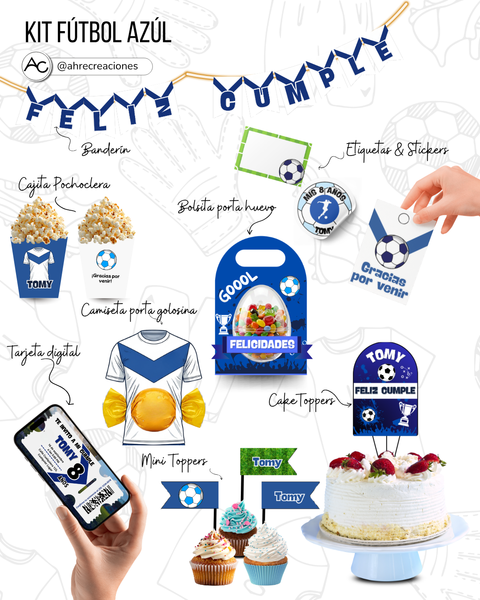 Candy Bar – Fútbol Azul
