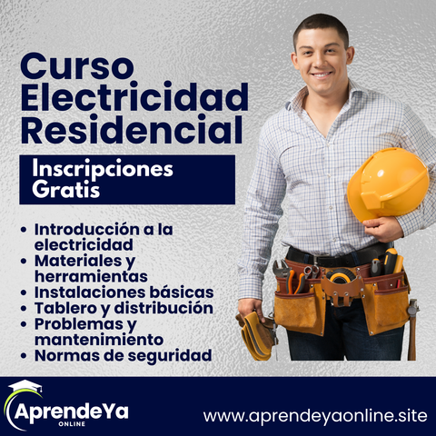 Curso de electricidad residencial. 