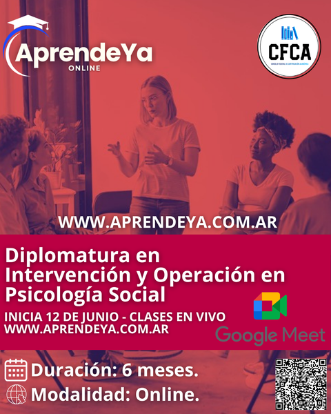 Diplomatura en Intervención y Operación en Psicología Social