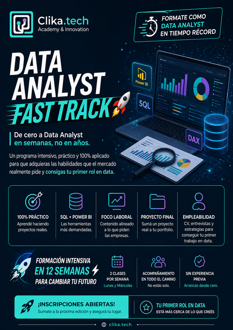 Data Analyst Fast Track 🚀
