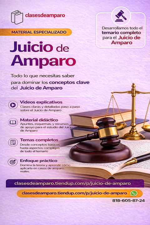 MÓDULO JUICIO DE AMPARO - Guía para el Concurso Oficial Judicial