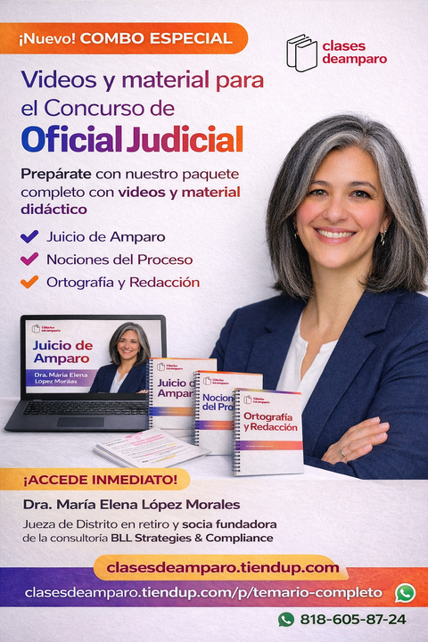 Temario completo - Guía para el Concurso Oficial Judicial