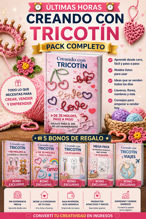 SUPER PACK COMPLETO TRICOTIN