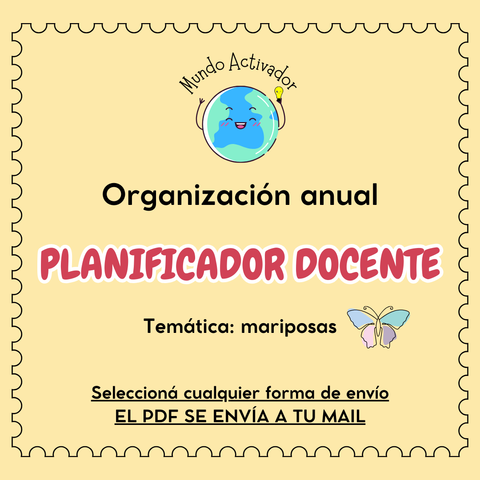 Planificador Docente- Mariposas