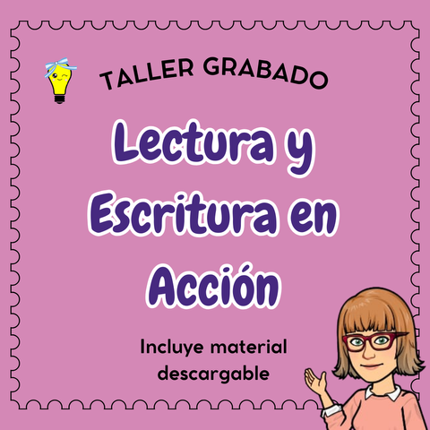 Taller grabado: Lectura y escritura en acción