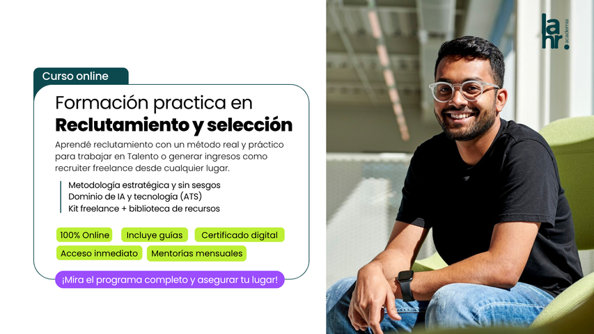 Método Recruiter: Formación práctica en reclutamiento y selección.