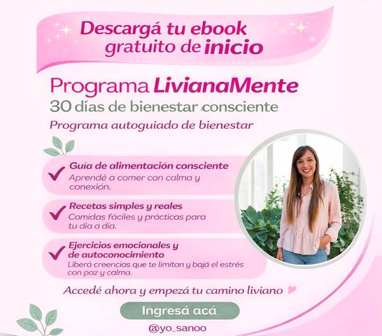 🌸E-book gratuito Livianamente