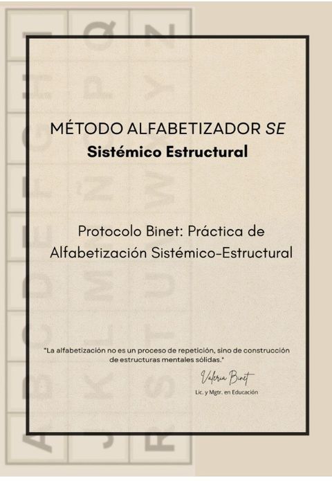 Protocolo Binet Método SE + Actividades del Método SE