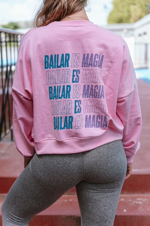Buzo corto rosa - Bailar es Magia