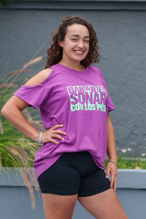 Remerón púrpura - Bailar es soñar con los pies