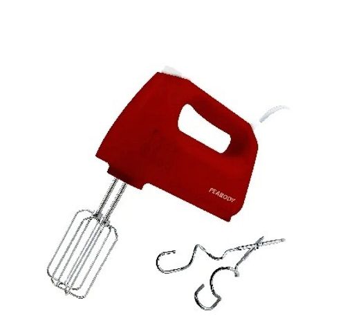 Batidora de mano Peabody Pe-hma550r 300w 4 velocidades Turbo Color Rojo