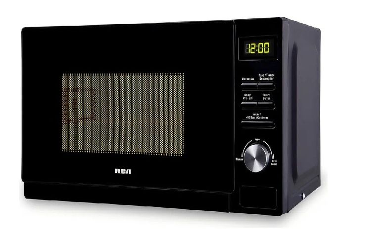 Microondas Digital RCA 20 Litros 700 Watts Negro 5 Niveles De Potencia