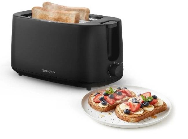 Tostadora Eléctrica Suono 2 Rebanadas 7 Niveles 750 W