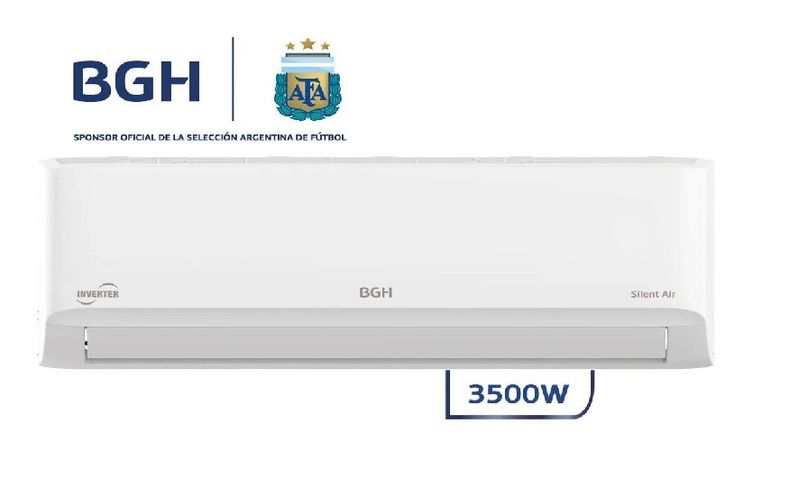Aire Acondicionado BGH-Silent Air BSI35WCJW 3450W Frio Calor Split Inverter