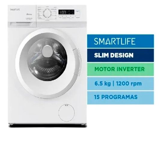 Lavarropas Smartlife Wm26i0651200w Inverter 6.5 Kg Blanco