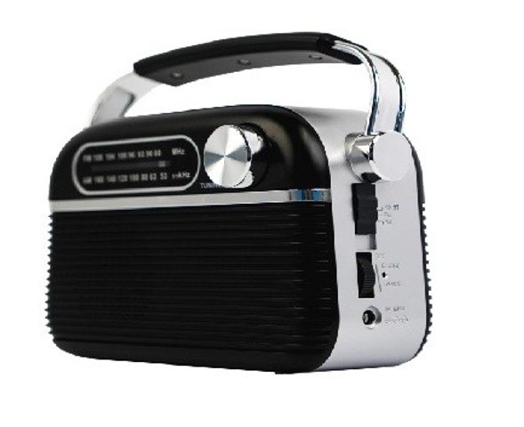 RADIO DAEWOO DUAL RETRO AM / FM CON BLUETOOTH NEGRA