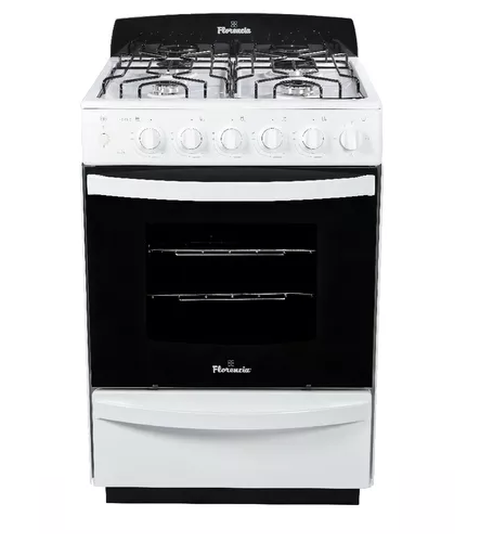 Cocina Multigas Florencia 5536 Blanca 4 Hornallas Con Timer /luz/encendido