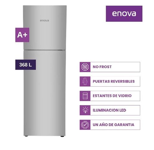 Heladera Enova No-Frost 368Litro gris  RE37SN10 