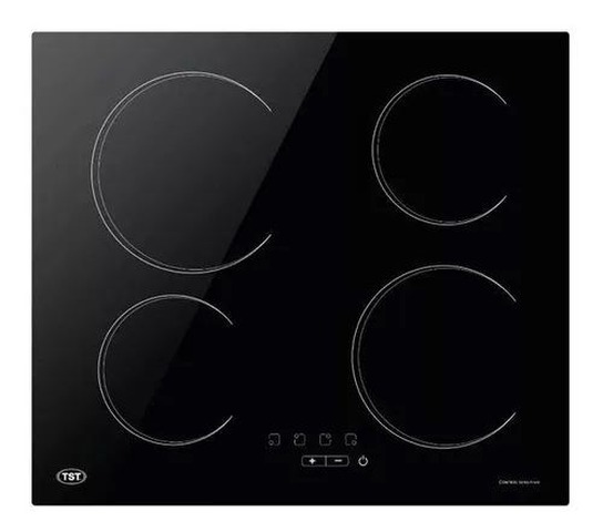 Anafe Vitroceramico Tst Negro 4 Hornallas