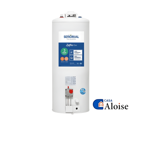 TERMOTANQUE A GAS SEÑORIAL 85 LITROS TSZ-85MG conexion superior 