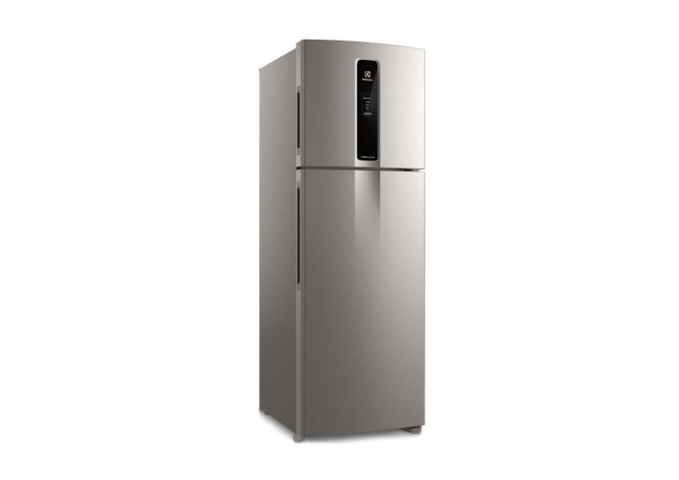 Heladera Electrolux Top Freezer No Frost Inverter Plata 408L IF43S