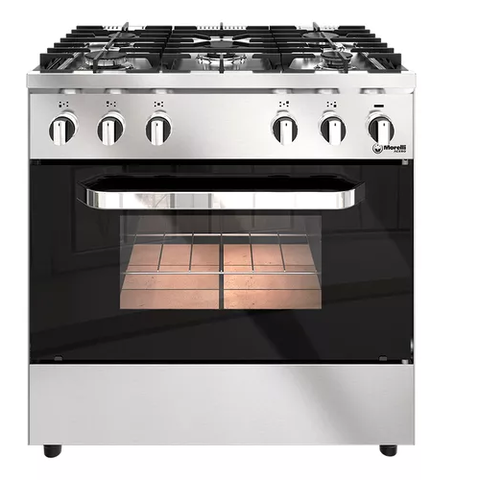 Cocina Multigas Morelli Acero multigas  5 Hornallas 82cm 16069