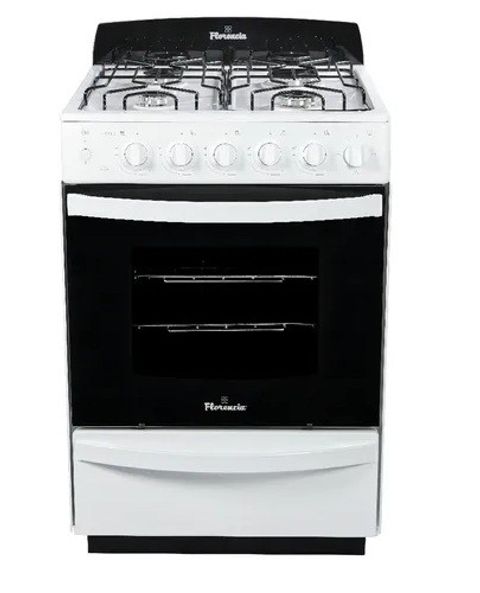 Cocina Multigas Florencia 5536FBlanca 4 Hornallas Con Timer /Luz/Encendido