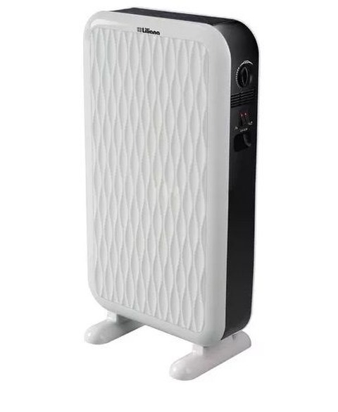 Calefactor Electrico Liliana Tecnohot Tcv100 2200w Pie Pared Color Blanco/Negro