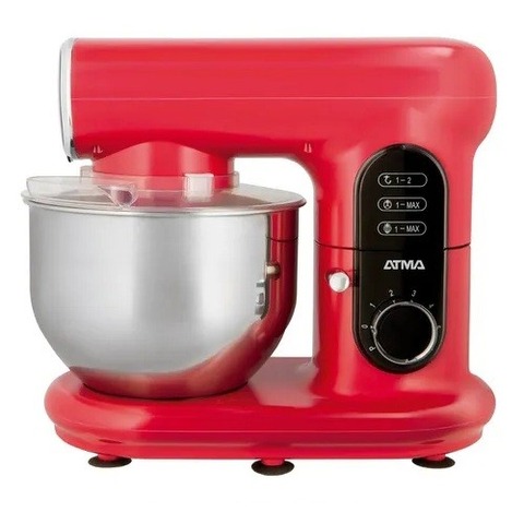 Batidora Planetaria Atma Bp24r0ap Roja 6 Velocidades 4,8l Cs