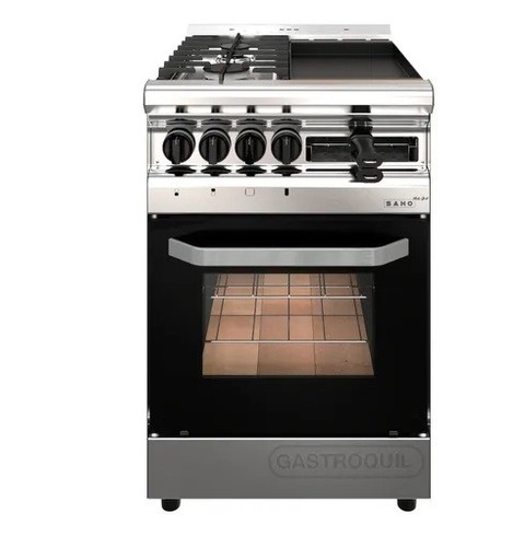 Cocina Morelli  55cm Puerta Visor Multigrill acero inoxidable 