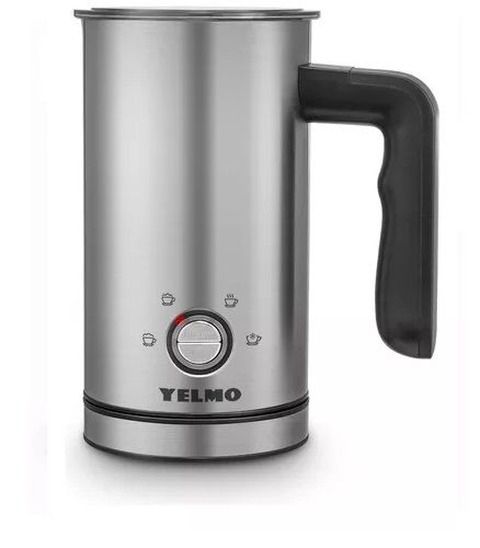 Espumador De Leche Yelmo El-9501 Color Plateado 500w