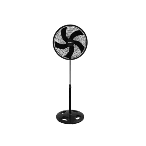Ventilador de pie Liliana VP20P negro con 5 palas de plástico, 20