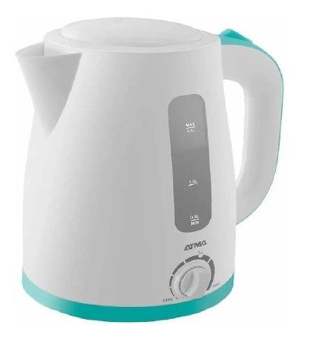 Pava Eléctrica Atma Pe1821ap2 1.7lts Selector De Temperatura Blanco