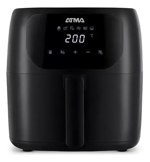 Freidora De Aire Digital Sin Aceite Atma Pro Fr60arbp 6,5l Color Negro