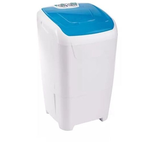 Lavarropas Semiautomático Columbia 7kg Con Desagote Lsc7001 Color Blanco/Celeste