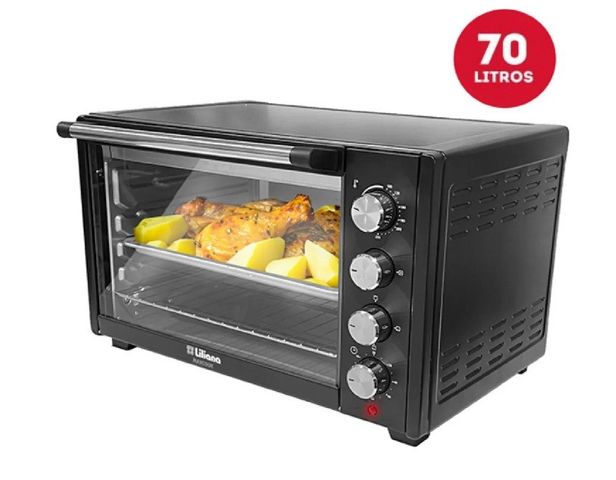 Horno electricoLiliana 70 Litros Luz Forz Ao700 Color Negro