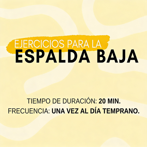 Ejercicios para espalda baja
