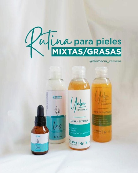 RUTINA PARA PIELES MIXTAS/GRASAS