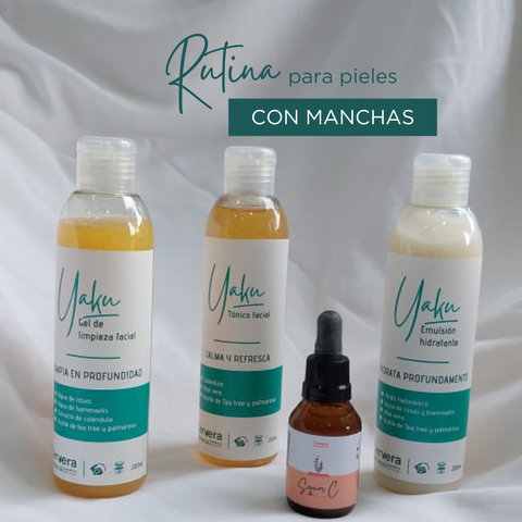 RUTINA PARA PIELES CON MANCHAS